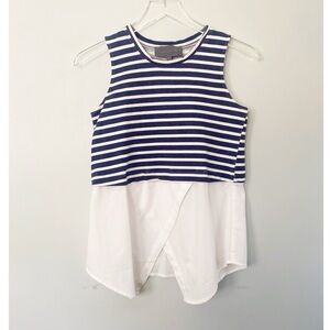 Anthropologie SUNDAY IN BROOKLYN sleeveless shirt Nautical